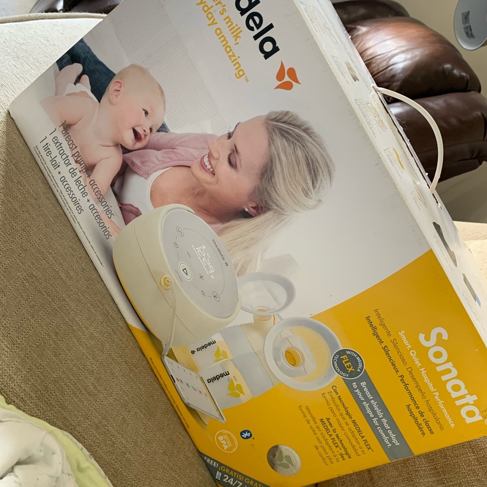 Brand new in box Medela Sonata pump.